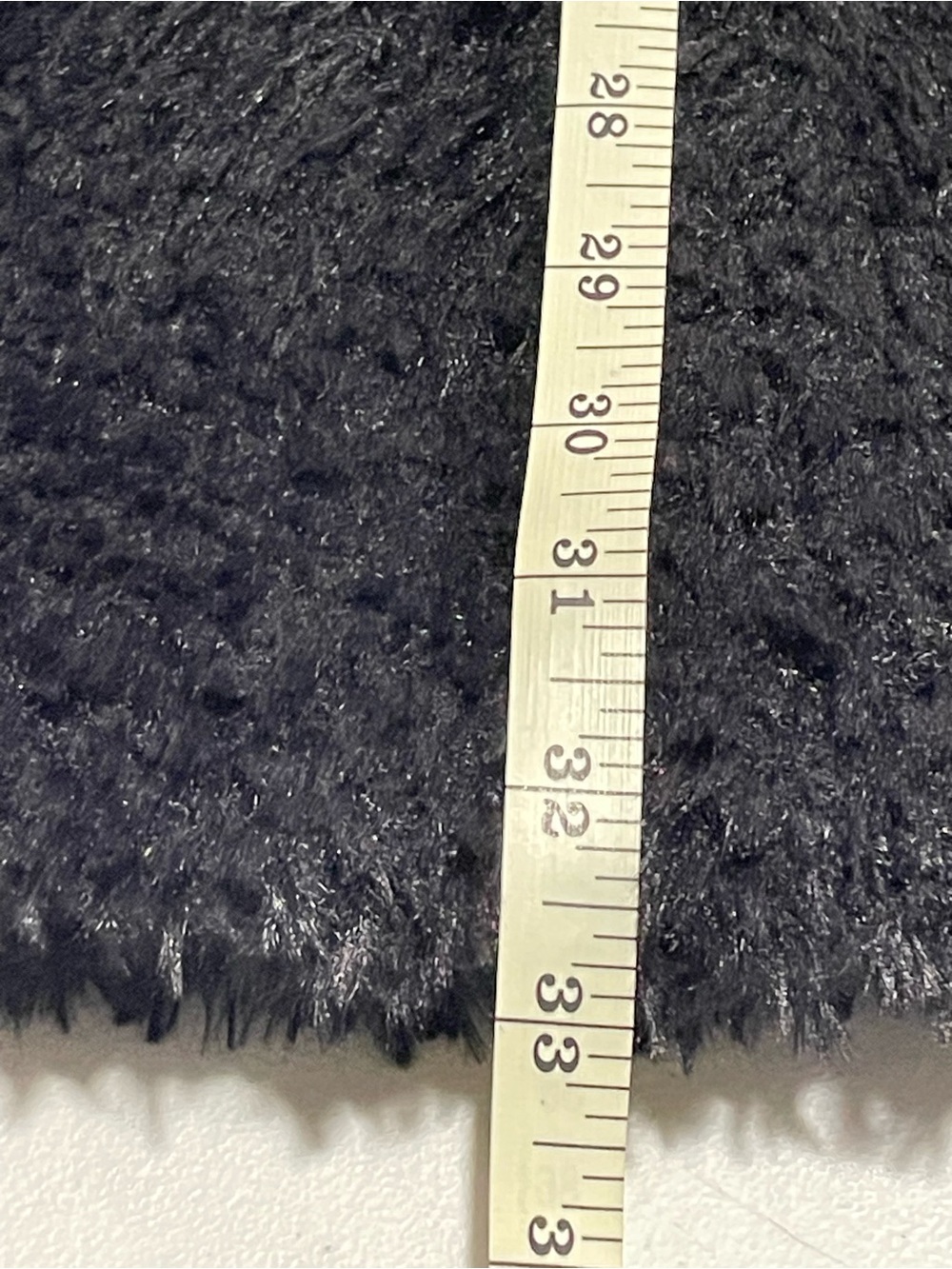 Kenneth Cole New York Cozy Chic Black Teddy Coat Mid Length Hidden Buttons Sz M - Picture 14 of 14